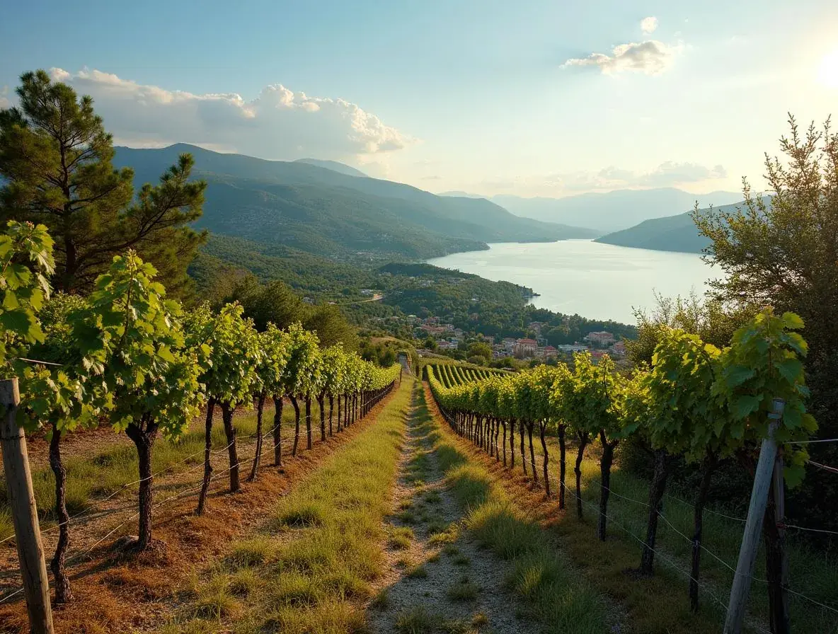 Pelješac vineyards nearby – Korčula