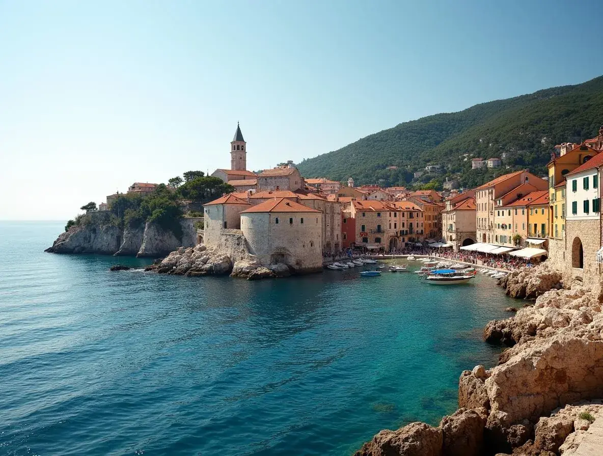 Venetian old town on a peninsula – Rovinj