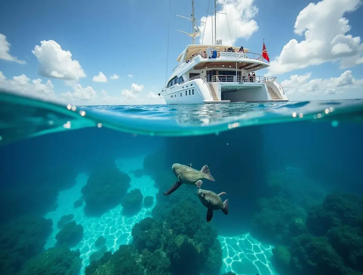 Direct access to the Great Barrier Reef – Whitsunday Islands