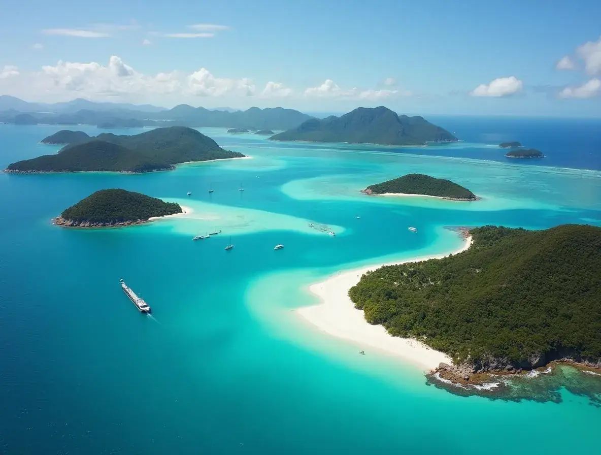 74 tropical islands – Whitsunday Islands