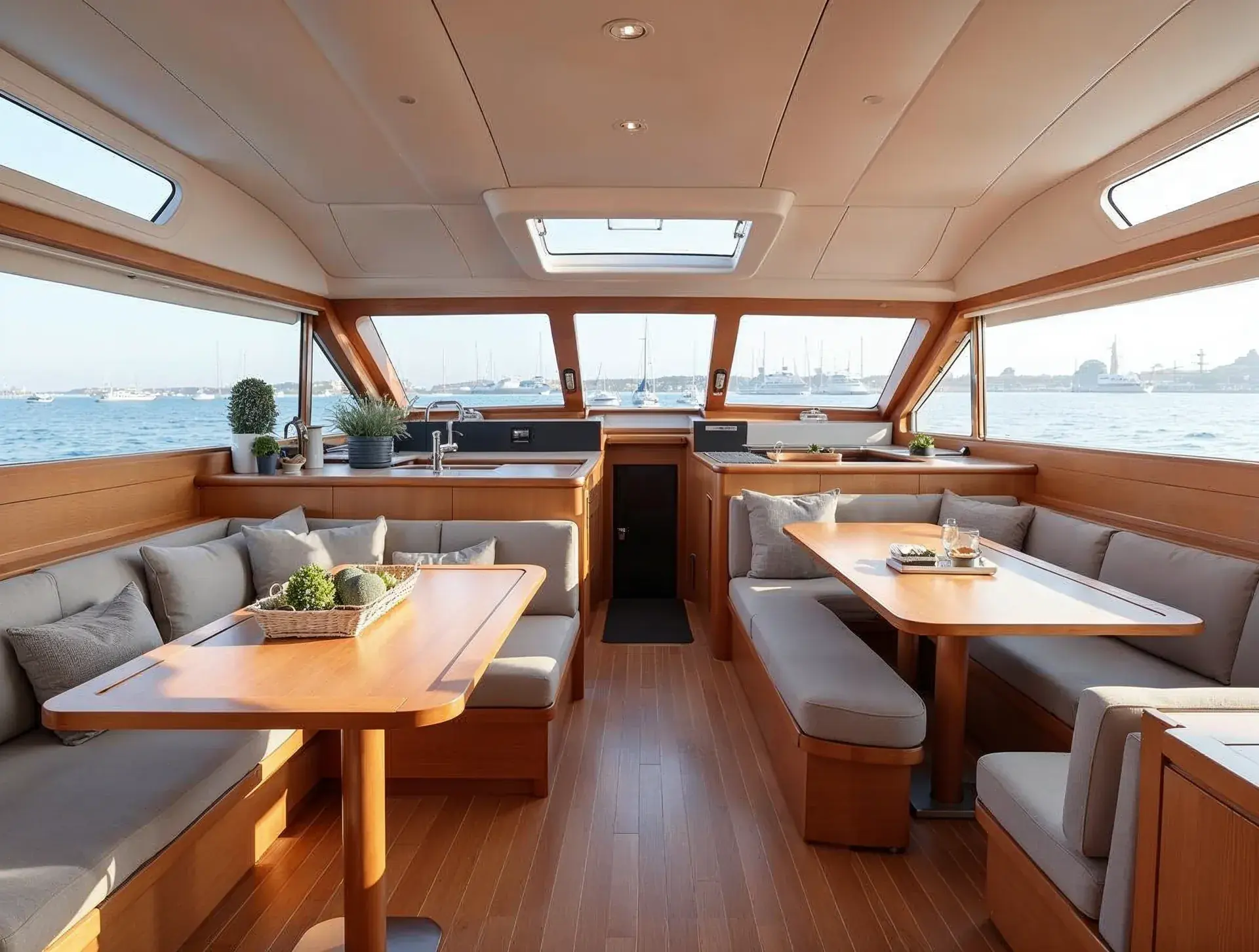 Salon of the Bavaria Cruiser 46