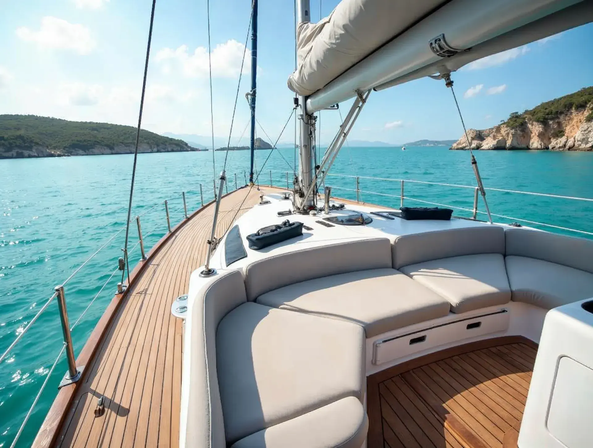 Cockpit and sundeck – Elan Impression 45