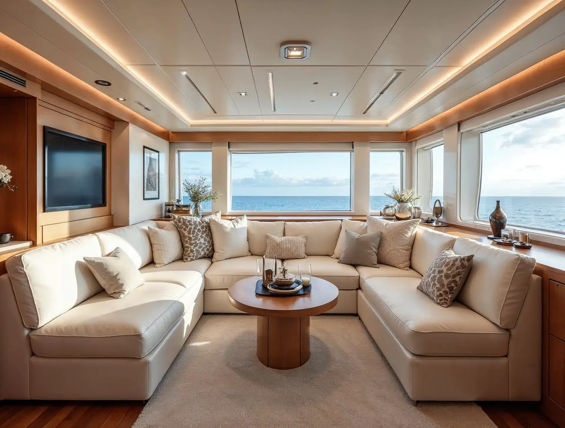 Salon of the Fairline Targa 48
