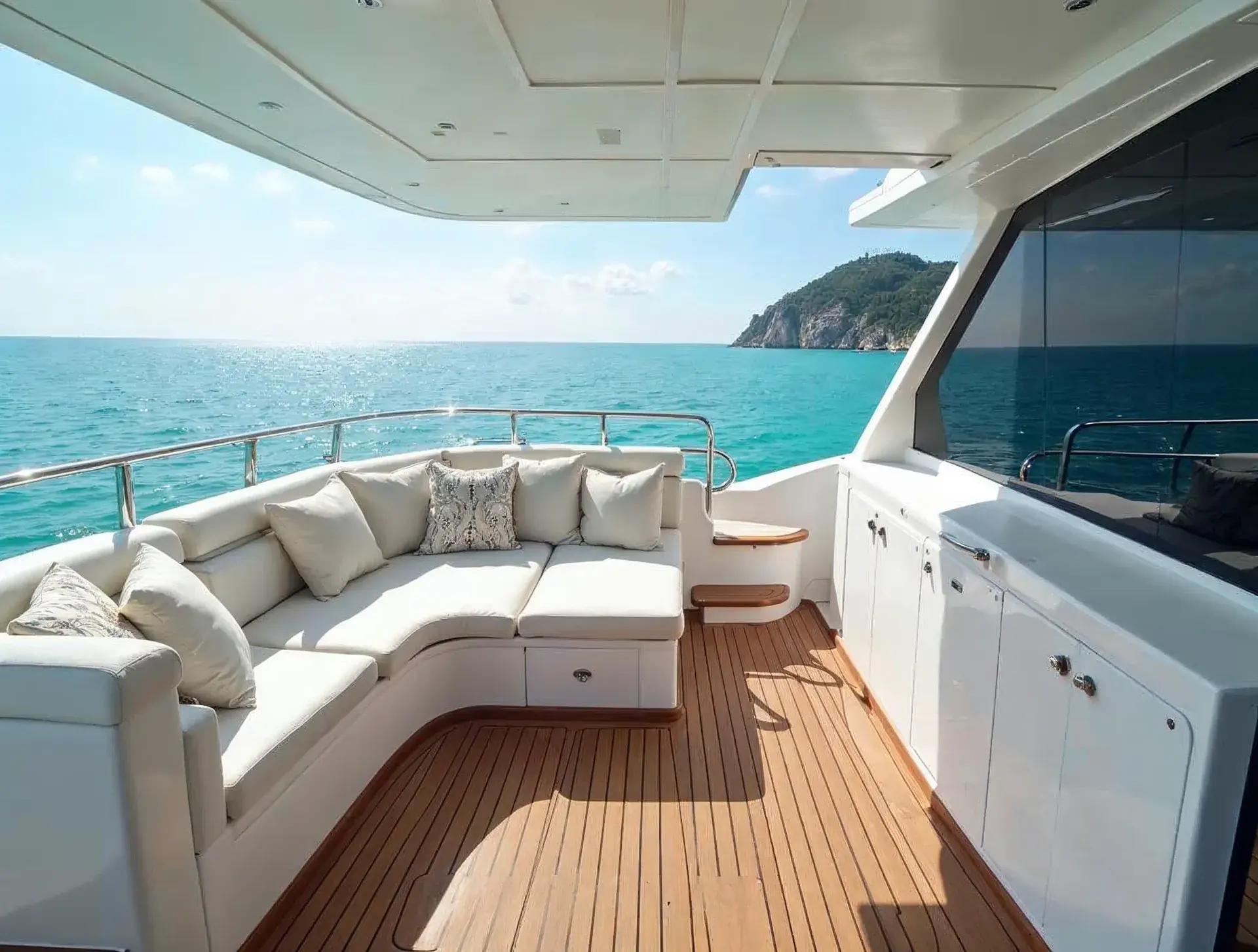 Cockpit and sundeck – Fairline Targa 48