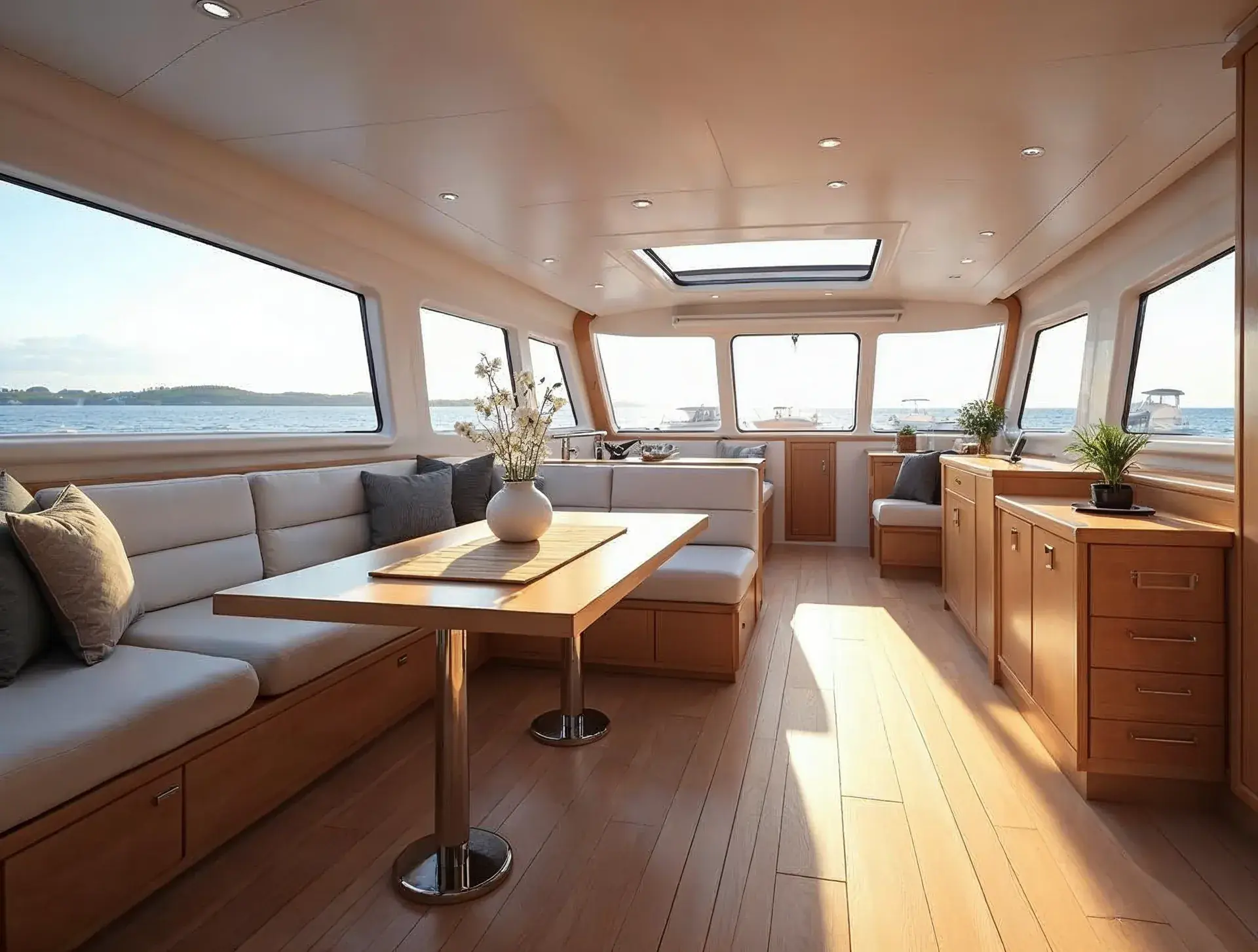 Salon of the Fountaine Pajot Isla 40