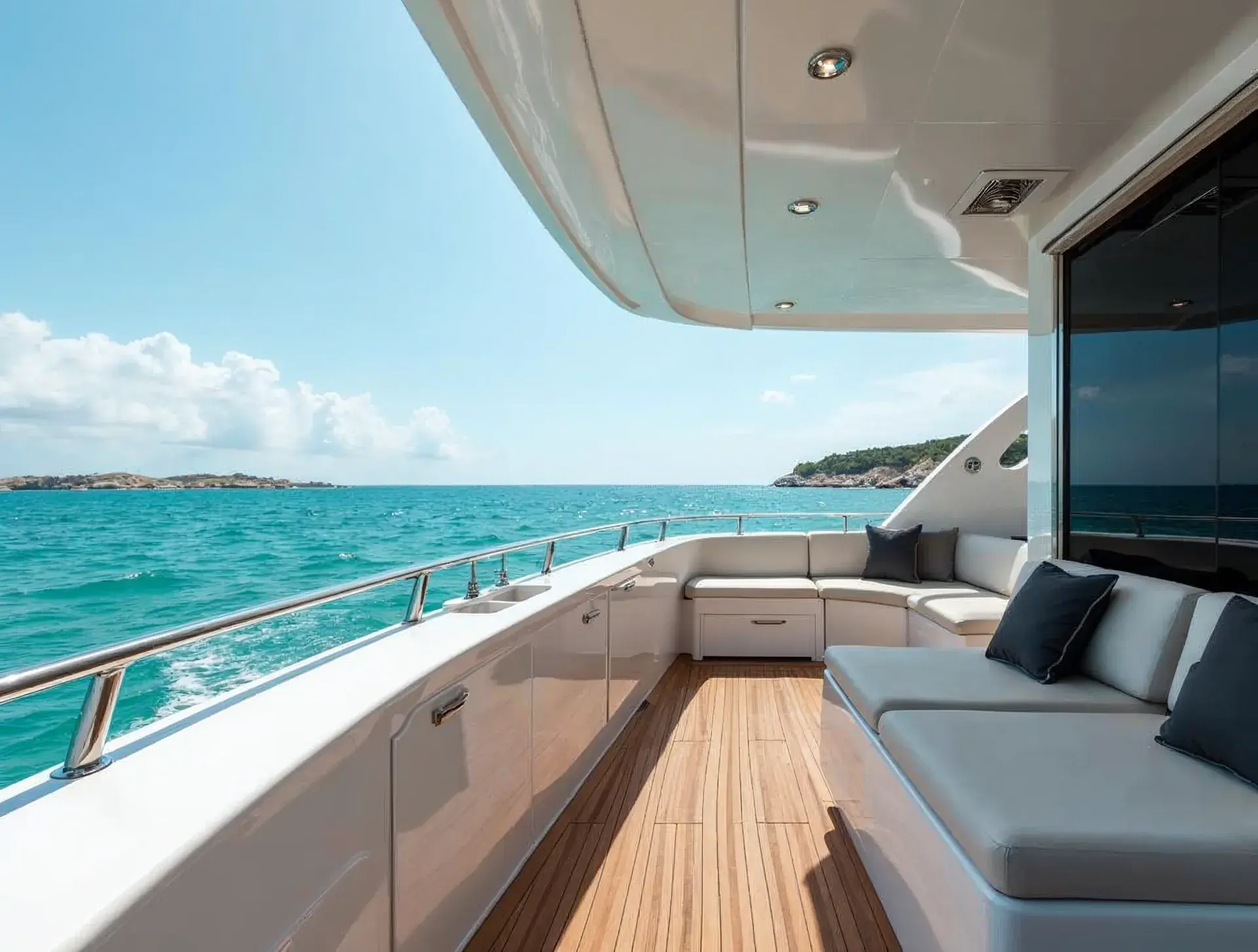 Cockpit and sundeck – Galeon 500 Fly