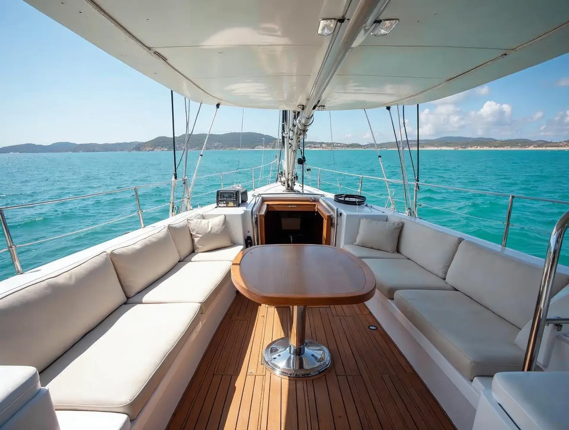 Cockpit and sundeck – Hanse 458