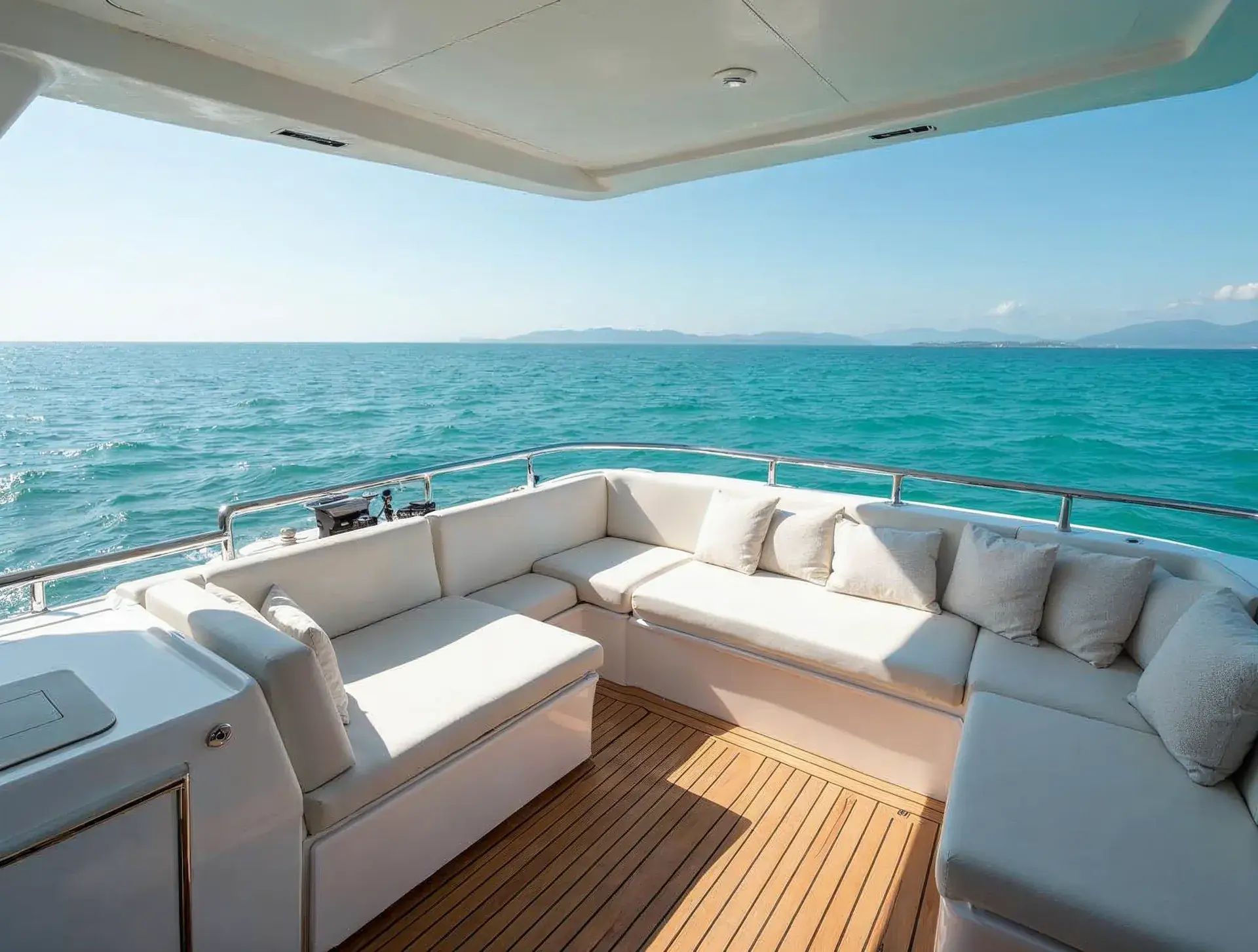 Cockpit and sundeck – Sunseeker Manhattan 55